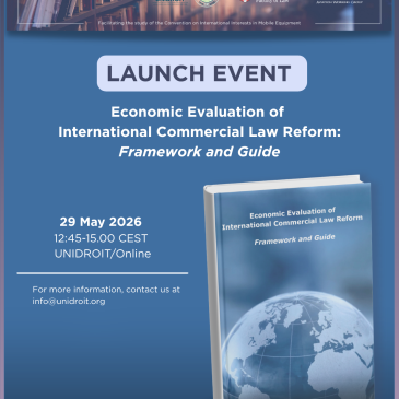 Launch of the “Economic Evaluation of International Commercial Law Reform: Framework and Guide”